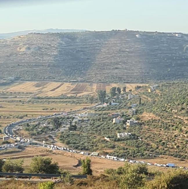 7 إصابات بحادث سير بين مركبتين إسرائيلية وفلسطينية في نابلس