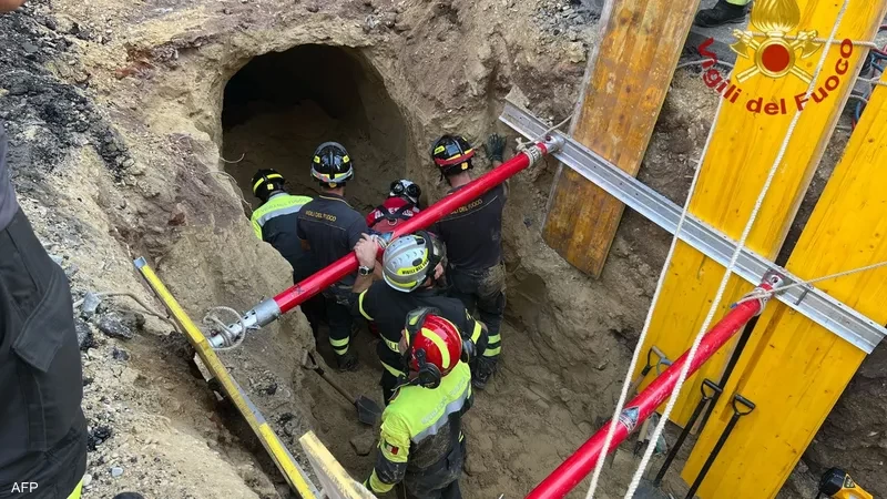 شاهد: رجل خطط لسرقة مصرف في روما.. حفر حفرة فطُمر فيها