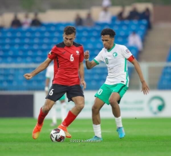 بالصور.. شباب الأخضر يجتاز فلسطين بخماسية ويبلغ نهائي كأس العرب