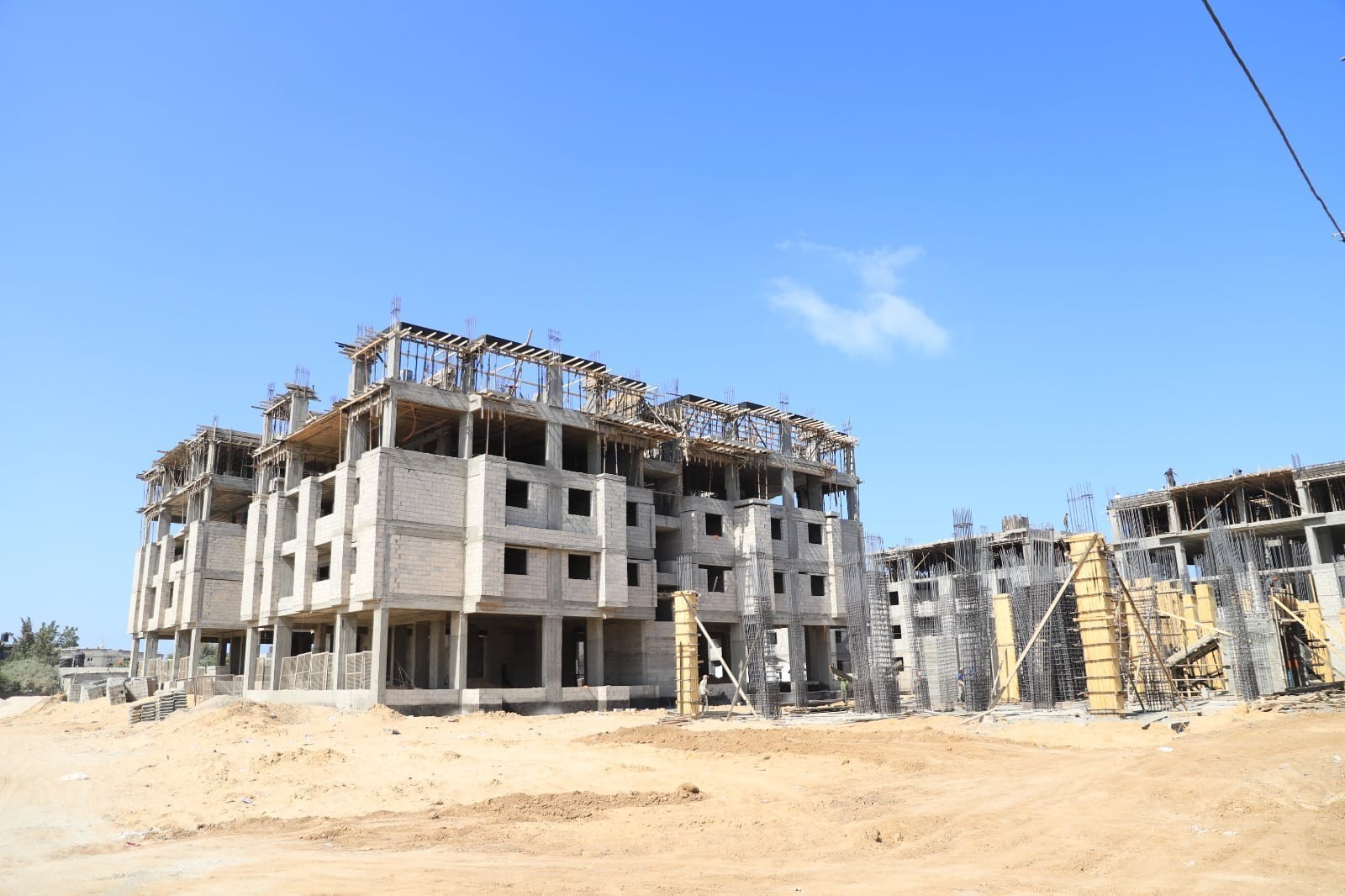 الأشغال تُعلن إنشاء بنايات جديدة في مدينة "دار مصر 3" شمال قطاع غزّة
