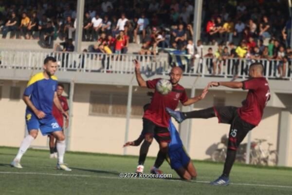 بالصور: الزوايدة والنصيرات يرتضيان التعادل