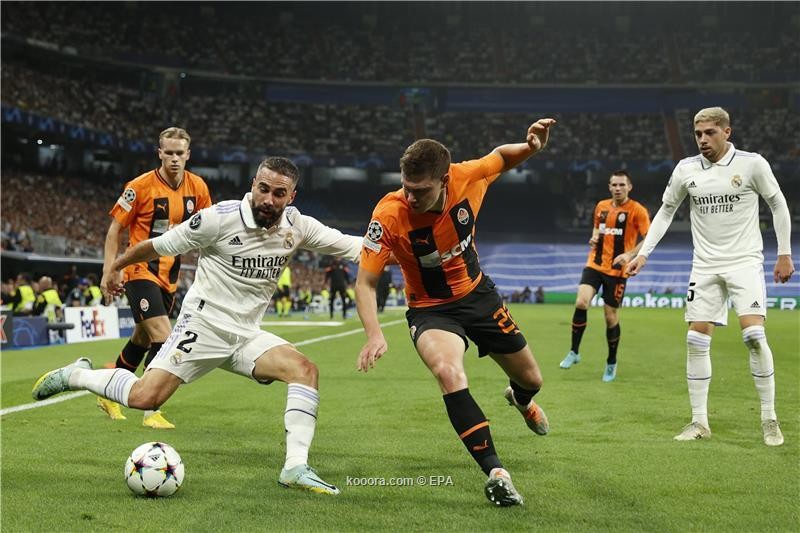 بالصور.. ريال مدريد يحبط شاختار بثنائية برازيلية