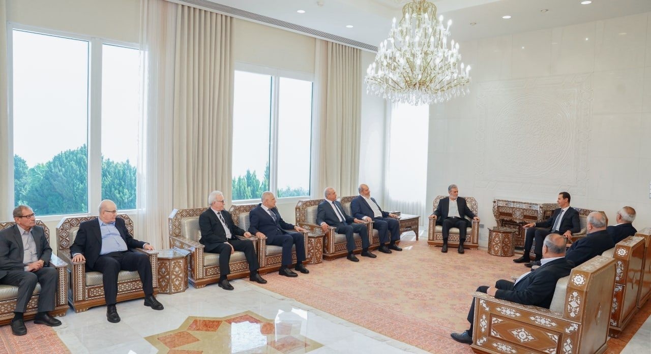 طالع تفاصيل لقاء الرئيس السوري بوفد الفصائل الفلسطينية 