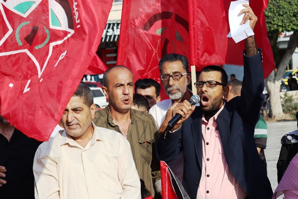 وقفة في غزّة دعمًا دعمًا لانتفاضة شعبنا في الضفة الغربية والقدس