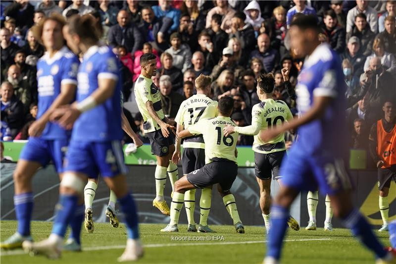 بالصور.. قذيفة دي بروين تضع مانشستر سيتي في الصدارة مؤقتا