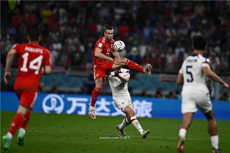 بالصور : بيل ينقذ ويلز من السقوط أمام الولايات المتحدة