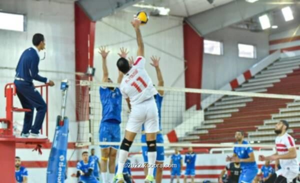 الزمالك يتخطى سموحة بثلاثية نظيفة في دوري الطائرة