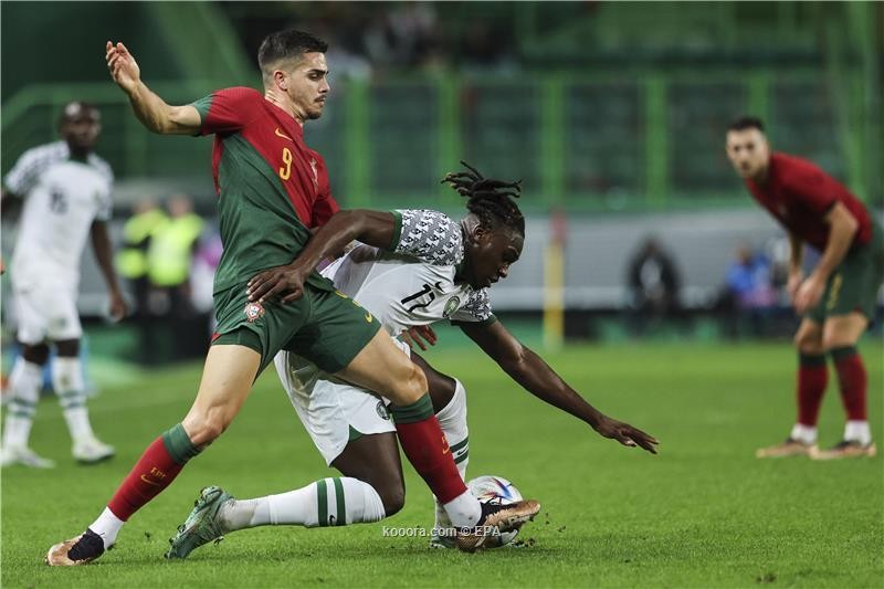 بالصور: البرتغال تمزق شباك نيجيريا برباعية