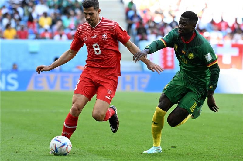 بالصور : سويسرا تهزم الكامرون بهدف لاعب جذوره كاميرونية