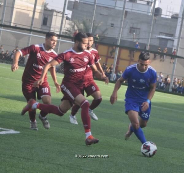 بالصور.. تعادل قاتل يحسم موقعة شباب رفح وبيت حانون