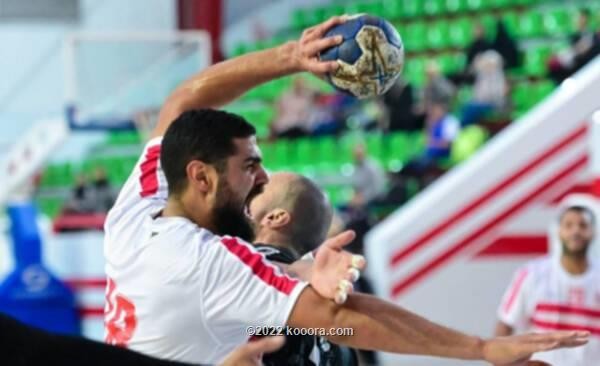 بالصور: الزمالك يتخطى عقبة الطلائع في دوري اليد