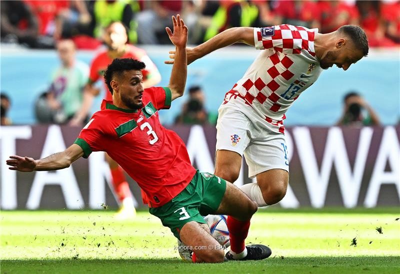 بالصور في مبارة قوية تعادل سلبي بين المغرب و كرواتيا
