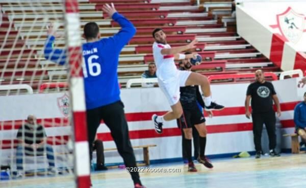 بالصور: الزمالك يتخطى عقبة الطلائع في دوري اليد