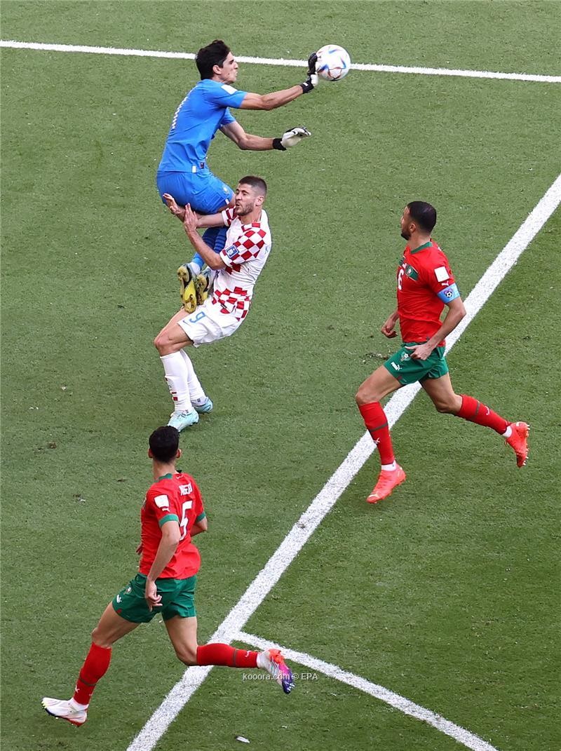 بالصور في مبارة قوية تعادل سلبي بين المغرب و كرواتيا