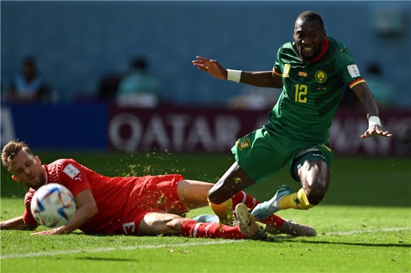 بالصور : سويسرا تهزم الكامرون بهدف لاعب جذوره كاميرونية