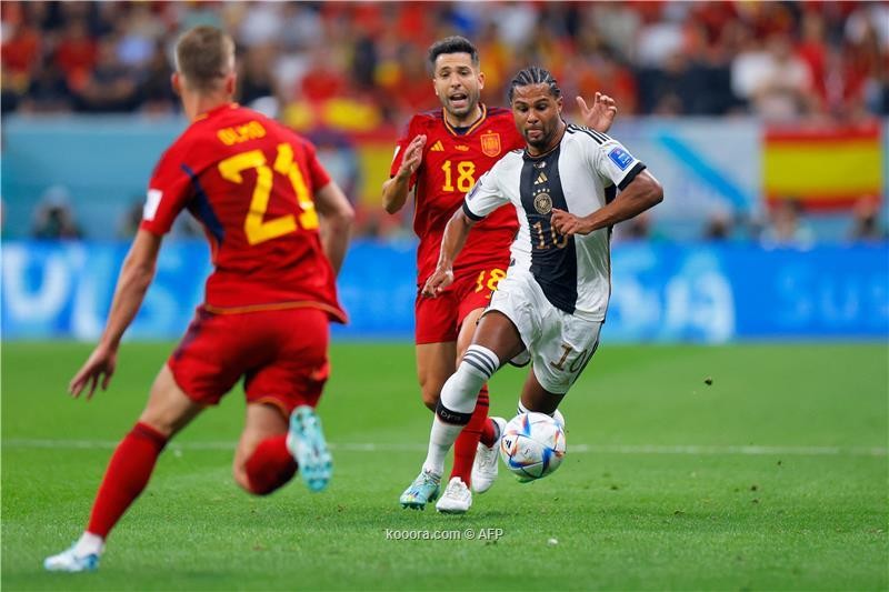 بالصور : في مباراة قوية المانياتعادل اسبانيا بهدف لكل منهما