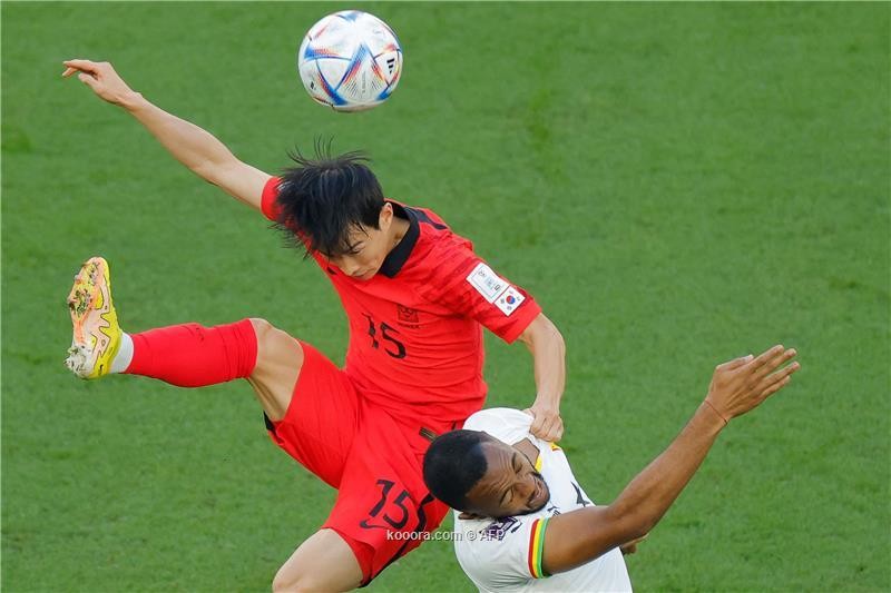 بالصور :  غانا تهرب ب3 نقاط ثمينة من أنياب الشمشون الكوري