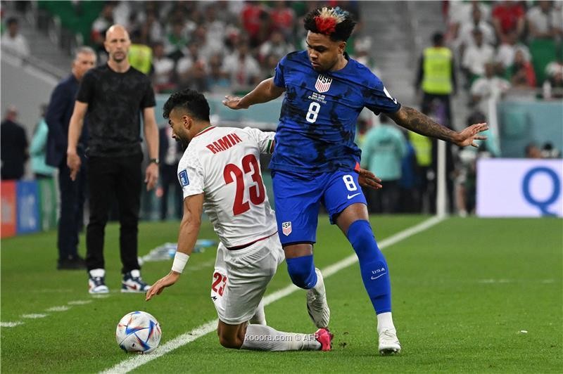 بالصور : أمريكا تنهي الحلم الإيراني وتبلغ ثمن نهائي المونديال