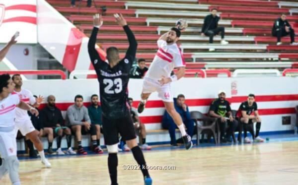 بالصور: الزمالك يتخطى عقبة الطلائع في دوري اليد