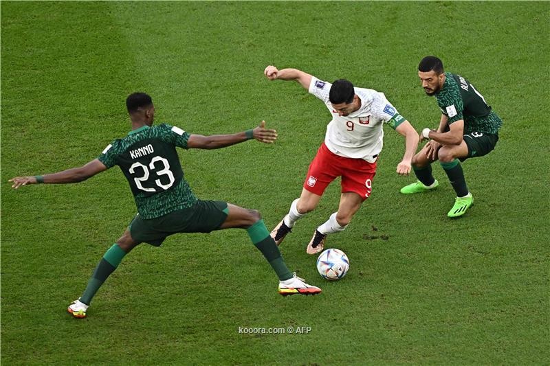 بالصور : بولندا تهزم السعودية وتخلط أوراق المجموعة الثالثة في مونديال قطر