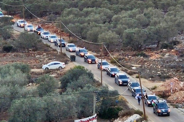 مسيرة مركبات في سلفيت إحياءً للذكرى الـ18 لاستشهاد القائد ياسر عرفات