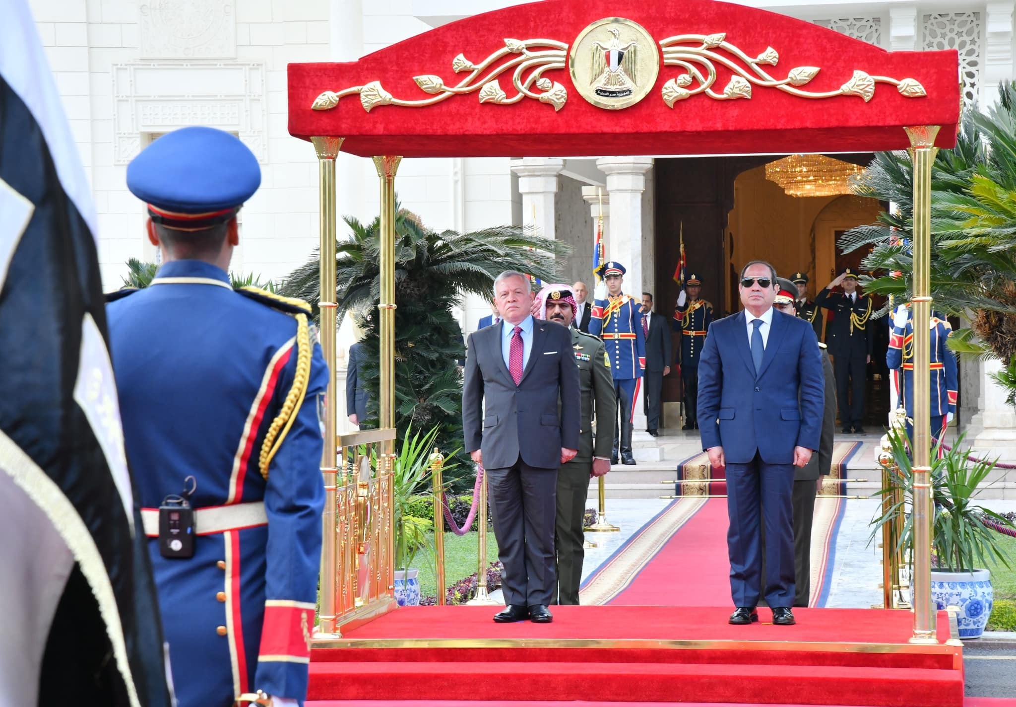بالصور: تفاصيل لقاء الرئيس المصري والعاهل الأردني في القاهرة