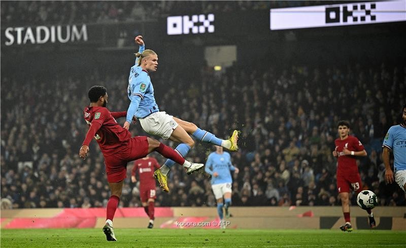 بالصور.. السيتي يقهر ليفربول ويتأهل لربع نهائي كأس الرابطة