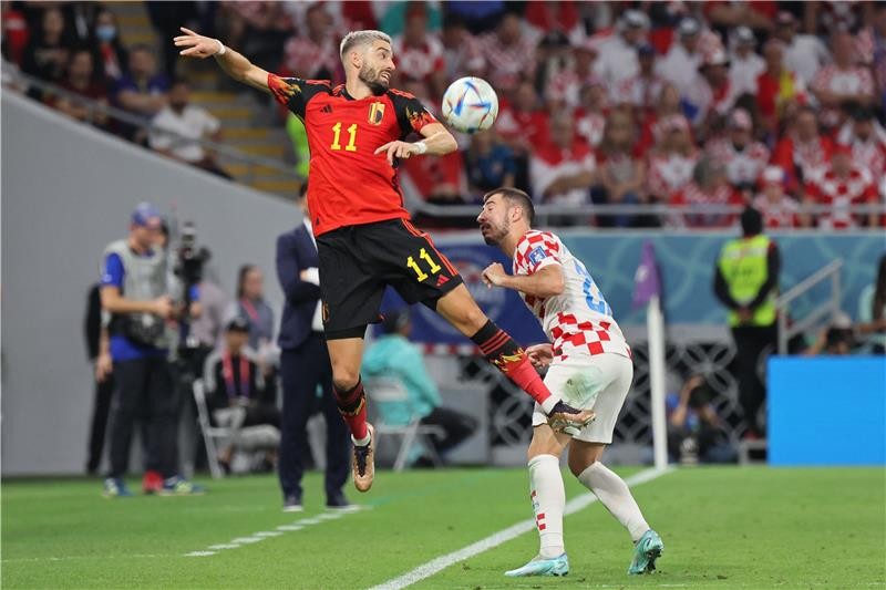 بالفيديو و الصور : كرواتيا تقصي بلجيكا من كاس العالم وتصعد للدور 16