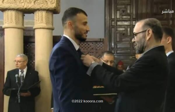 بالصور: تكريم ملكي لنجوم المغرب.. ووسام خاص للركراكي