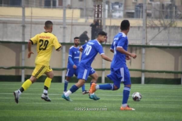 بالصور.. شباب رفح يفوز على النصيرات بصعوبة