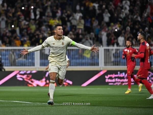 بالصور : هاتريك رونالدو يقود النصر للانفراد بصدارة الدوري السعودي