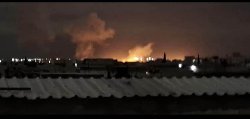 الطيران الحربي الإسرائيلي يشن عدوانًا على مطار حلب الدولي