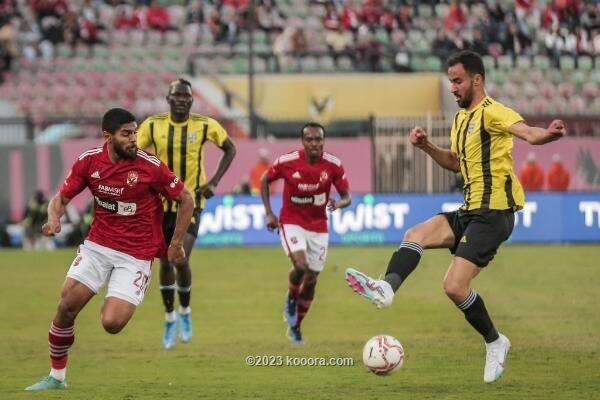 بالصور : الأهلي يحبط مغامرة المقاولون ويعزز صدارة الدوري المصري