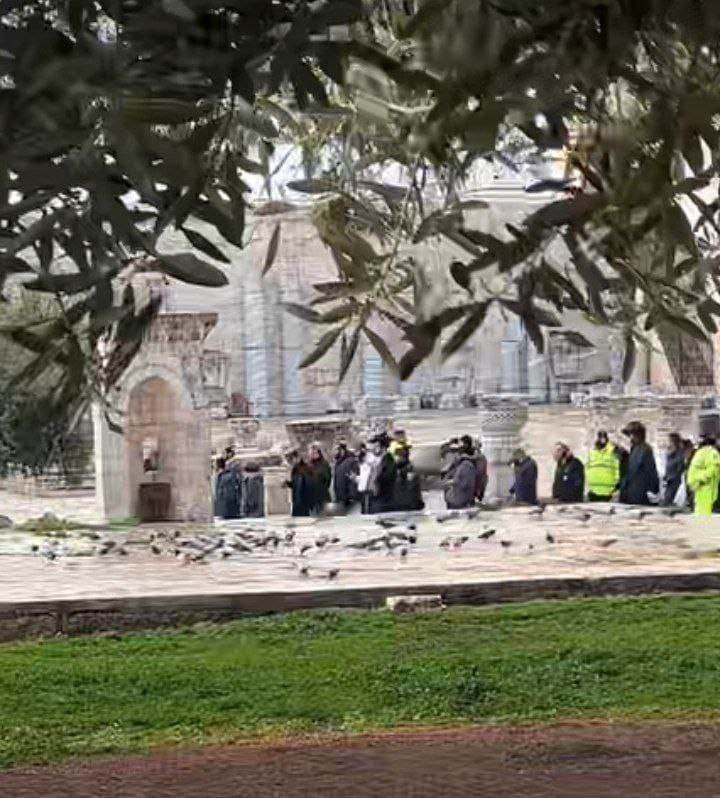 عشرات المستوطنين المتطرفين يقتحمون باحات المسجد الأقصى المبارك