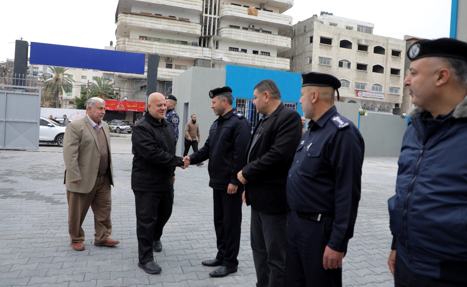 افتتاح مركز شرطة الرمال "العباس" غرب غزة