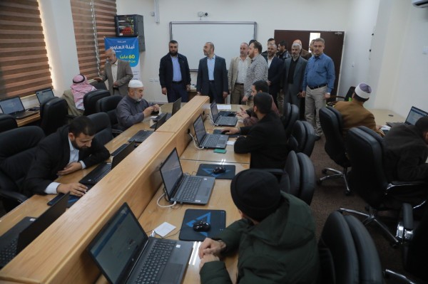 بالصور: الأوقاف بغزة تعقد اختبارات اختيار وعاظ بعثة الحج