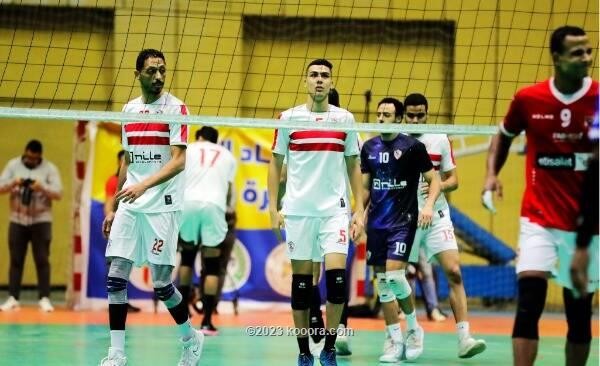 بالصور : الأهلي يهزم الزمالك.. ومواجهة فاصلة لتحديد بطل كأس مصر الطائرة