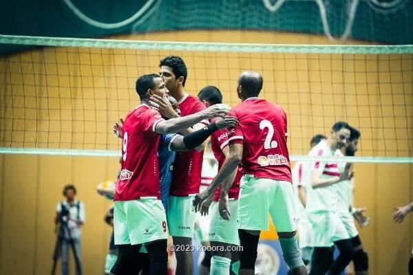 بالصور : الأهلي يهزم الزمالك.. ومواجهة فاصلة لتحديد بطل كأس مصر الطائرة