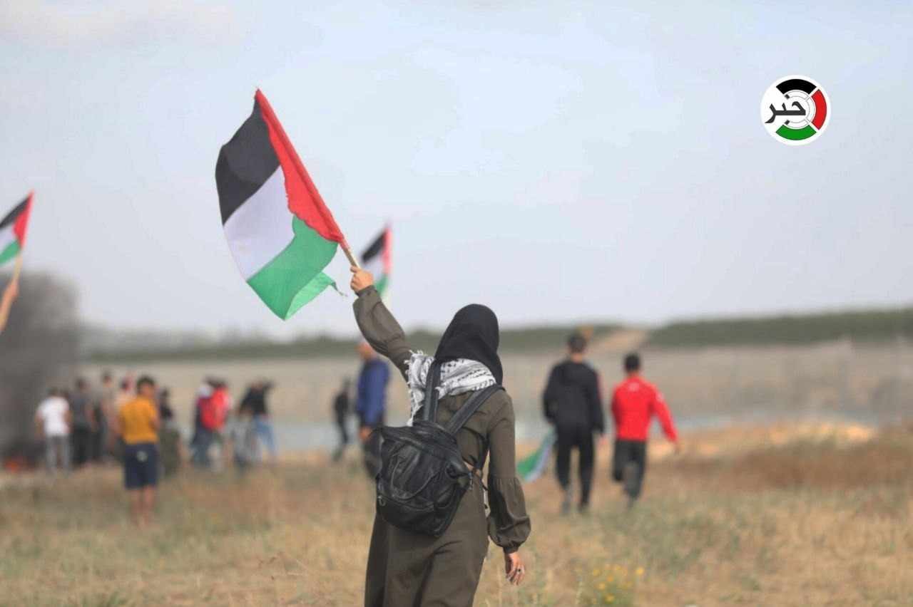 بالفيديو والصور: إصابات برصاص الاحتلال خلال مسيرة سلمية شرق غزة