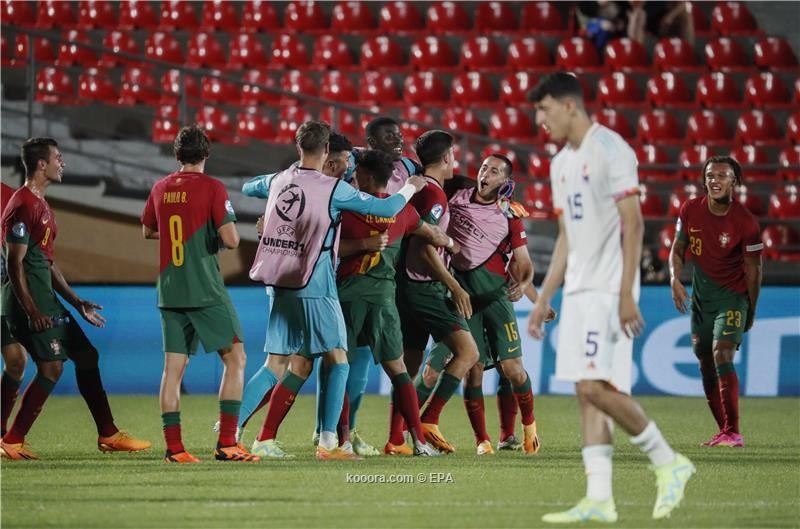 بالصور: جورجيا والبرتغال يبلغان ربع نهائي يورو الشباب