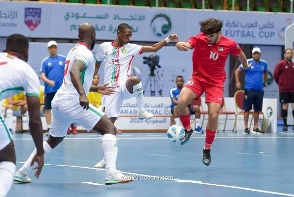 بالصور : صالات فلسطين تتفوق على موريتانيا في كأس العرب