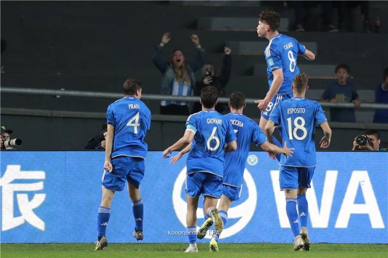 بالصور: إيطاليا إلى نهائي مونديال الشباب بعد صعق كوريا الجنوبية