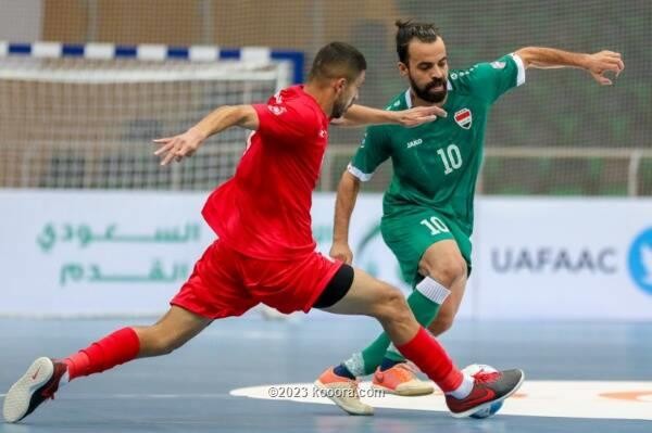 بالصور :  صالات العراق تهزم فلسطين في كأس العرب