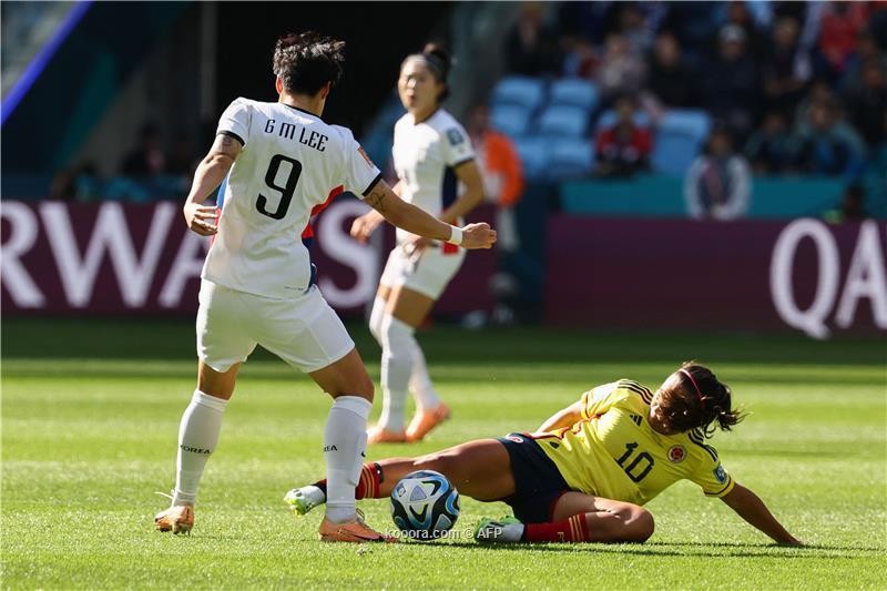 بالصور : كولومبيا تهزم كوريا في افتتاح مسيرتها بمونديال السيدات