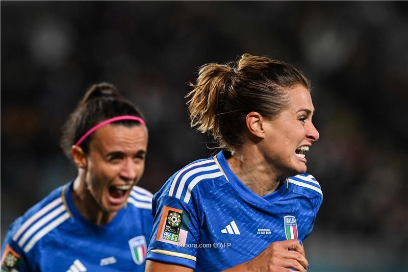 بالصور: سيدات إيطاليا يصعقن الأرجنتين في المونديال