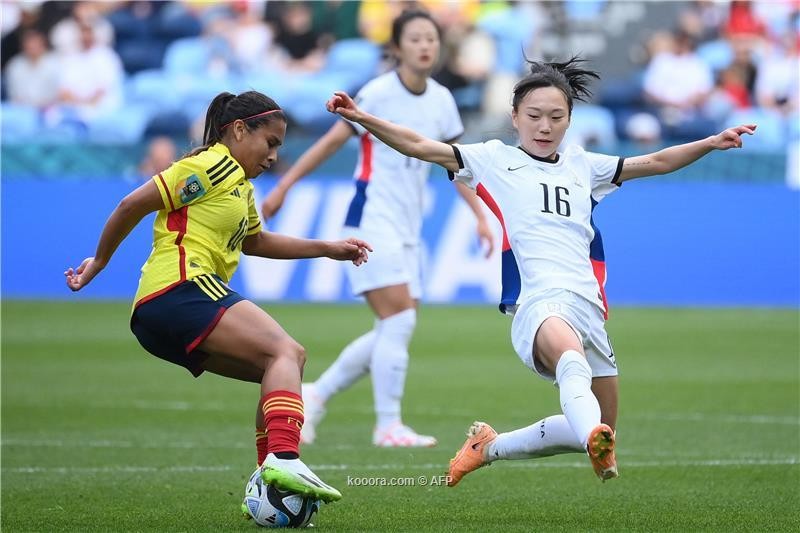 بالصور : كولومبيا تهزم كوريا في افتتاح مسيرتها بمونديال السيدات