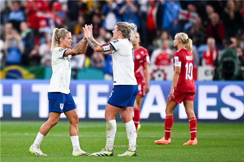 بالصور : المنتخب الإنجليزي يهزم الدنمارك ويقترب من ثمن نهائي مونديال السيدات