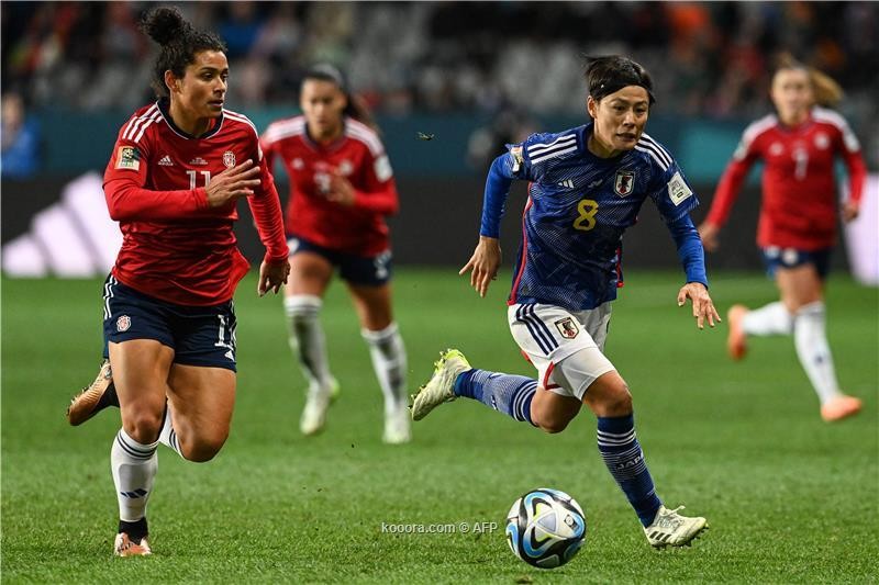 بالصور: اليابان تحبط كوستاريكا في مونديال السيدات