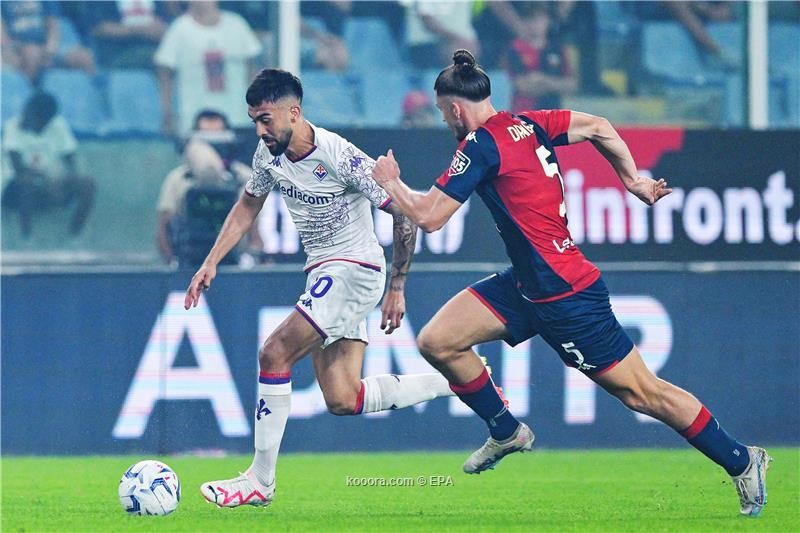 بالصور : فيورنتنيا يسحق جنوى بالدوري الايطالي