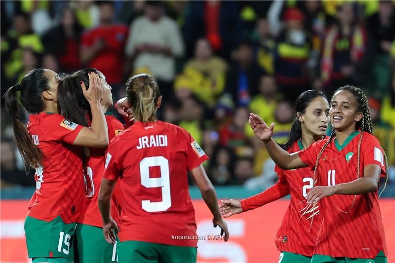 بالصور : سيدات المغرب إلى ثمن نهائي المونديال بفوز تاريخي على كولومبيا